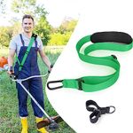 Eloptop Trimmer Strap for Weed Eater Shoulder Strap Harness [Upgraded Metal-Clip], Compatible with Greenworks/DEWALT/EGO String Trimmer, Leaf Blower, Shrub Trimmers & Snow Blower, Green