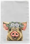 Pig Tea Towel - Cute Pig Kitchen To