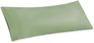 Bedsure Body Pillow Case Cover - Rayon Made from Bamboo, Long Cooling Pillow Cases, Soft & Breathable Body Pillowcase with Envelope Closure, Gift for Women or Men, Sage Green, 1 Pack, 20x54 Inches