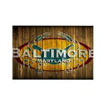 CafePress Baltimore Crab Rectangle Magnet, 3"x2" Refrigerator Magnet