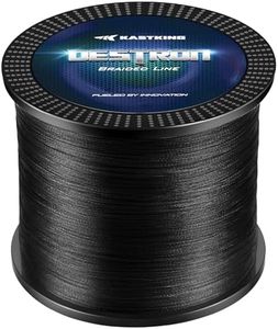 KastKing Destron Braided Fishing Line, Black, 6LB, 600Yds