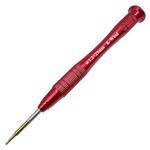 Precision Pentalobe Screwdriver P5 1.2mm Compatible with MacBook Xiaomi Laptop, Star Head Screwdriver, S2 High Alloy Steel Head, Magnetic Tip, 360° Rotary Cap, Anti Slip Grip