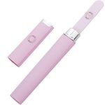 Malva Belle Best Crystal Glass Nail File – Long Lasting Double Sided Tempered Glass File - Professional Salon Manicure/Pedicure Filing Tool for Natural Nails - Pastel Lilac (2 mm)