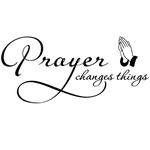 Prayer Changes Things Prayer Quote Wall Decals Motivational Inspirational Quote Wall Sticker Decoration