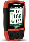 CANMORE HG200 Golf GPS - Full-Color Display with 41,000+ Essential Golf Course Data and Score Sheet - Free Courses Worldwide and Growing - 1-Year Warranty (Orange)