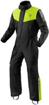 REV'IT! Pacific 4 H2O Motorcycle Rain Suit (Black/Neon Yellow - X-Large)