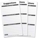 Global Printed Products 200 Suggestion Cards for Suggestion Box (Pack of 200)