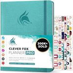 Clever Fox Planner PRO – Weekly & Monthly Life Planner to Increase Productivity, Time Management and Hit Your Goals, 8.5x11″ (Aquamarine)