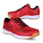 Nivia Appeal 3.0 Badminton Shoes | Your Secret Weapon for Court Domination | Stylish, Supportive, and Built to Win | Non-Marking Badminton Sports Shoes | (Crimson Red) | Size UK09