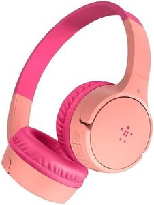 Belkin SoundForm Mini Kids Wireless Headphones with Built in Microphone, On Ear Headsets Girls and Boys For Online Learning, School, Travel Compatible with iPhones, iPads, Galaxy and More