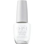 O.P.I Nature Strong Natural Nail Polish | Strong as Shell Nail Lacquer (White) | 15 ml | Long-Lasting, Glossy Nail Polish | Natural Origin, Vegan & Cruelty Free