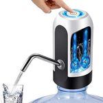 Water Dispenser, Electric Portable Wireless Universal USB Charging Water Bottle Pump Fit Water Bottles-1.65/2.2/2.48/3.3/4.16 UK Gal,USB Android Charge Port,Pack of 1 Pcs (Color Randomly)