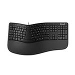 Microsoft Ergonomic Keyboard: Wired, comfortable, ergonomic keyboard with cushioned wrist and palm support, split keyboard, dedicated Office key (French)