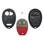 Keyless2Go New Replacement Shell Case and 3 Button Pad for Remote Key Fob with FCC L2C0007T - Shell ONLY