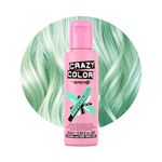 Crazy Color Pastel Peppermint Semi-Permanent Hair Dye. Highly Pigmented Minty Green Conditioning & Oil Nourishing Vegan Formula | No Bleach or Ammonia | 100ml