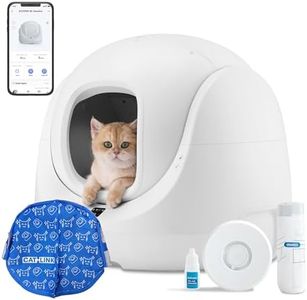 Catlink Baymax Selbstreinigende Katzentoilette, Überwachung der Gesundheit Ihrer Katze, Geeignet für Katzen von 1,5-10 kg, für Mehrere Katzen