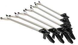 ArcMate EZ Reacher - Heavy Duty Grab-It Reaching Tool - Grabber Reacher with 4.5 Inch Jaws, Can Lift a Dime to 8 lb. Brick, Lightweight, Sturdy, Ideal for Commercial, Maintenance, Seniors, 32", 6-Pack