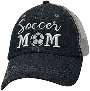 Cocomo Soul Womens Soccer Mom Hat | Soccer Mom Cap | Soccer Mom 700 Dark Grey