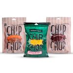 Chip Chops Dog Treats Combo (Chicken Burger Gourmet Treat, 120g, Roast Duck Strips and Sweet Potato Chicken, 70gm Each) - Suitable for All Breeds