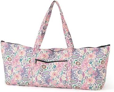 Boulder Bee Yoga Mat Bag with Wet Pocket, Large Yoga Mat Carrier, Yoga Gifts for Women, Gym Tote Bag for Travel Office Beach Workout