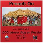 SUNSOUT INC - Preach On - 1000 pc Jigsaw Puzzle by Artist: Annie Lee - Finished Size 16" x 34" - MPN# 46839