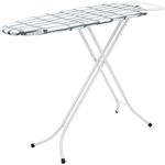 Pifco® Medium Ironing Board - Foldable, Height Adjustable, And Ultra Lightweight Iron Board - Sturdy 4 Leg With Strong Frame And 100% Cotton Cover Ironing Boards - Perfect For Small Spaces