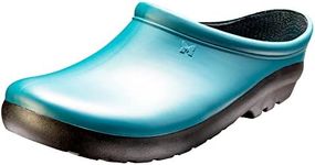 Sloggers Women's Premium Garden Clogs, Deep Lake Blue, 06 US Size