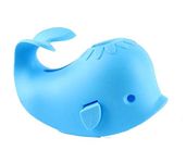 Bath Spout Cover for Bathtub - Faucet Baby Covers Protects Baby During Bathing Time While Being Fun. Cute Soft Whale Making for Enjoyable Safe Baths Your Child Will Love. (1 Pack, Light Blue)