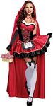 Dreamgirl Women's Little Red Riding Hood Costume, Medium,