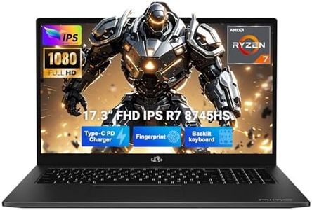 NIMO 17.3" FHD IPS Laptop, AMD Ryzen 7 8745HS 8-Core up to 4.9GHz, 32GB DDR5 RAM 1TB SSD, AMD Radeon 780M Graphics, 100W Type-C Fast Charger, Backlit Keyboard, Fingerprint, USB 4.0