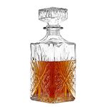 Whiskey Decanter for Scotch, Liquor, Vodka, Wine or Bourbon - 750ml