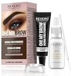 REVERS COSMETICS Eyebrow Tint, Bio Professional Formula, Eye Brow Tint Kits With Argan Oil & Castor Oil (Omega 6, Carotene, Vitamins A, E, F): Up to 15 Applications