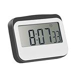 Magnetic Digital 24 Hours Kitchen Timer/Clock with Large Screen (Grey)