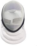 LEONARK Fencing Epee Mask CE 350N Certified National Grade Masque - Fencing Protective Gear, White, Medium