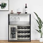 Amyove Wine Bar Cabinet with Detach