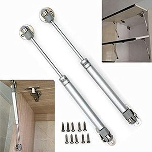 [2 Pack] Gas Spring, Pressure:120N/26lb/12KG, Gas Strut, Gas Shocks, Soft Close Hinges, Toy Box Hinges, Lift Supports, Lid Support, Kitchen Cabinet Hinges Hydraulic Support Door Cabinet Hinge Spring