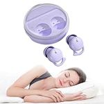 Xmenha Invisible Purple Bluetooth Small Sleep Earbuds For Side Sleepers Wireless Invisible Noise Canceling Earbuds For Sleep Tiny Sleeping Ear Buds For Small Ears Wireless Hidden Headphones Ear Buds