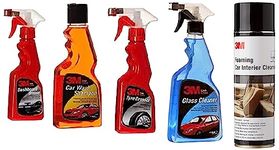 3m M6 Car Combo Kit & 3M Foaming Car Interior Cleaner (580 g) | Upholstery & Leather cleaner | Removes tough stains & dirt inside your car