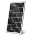 ECO-WORTHY 25 Watt 12 Volt Monocrystalline Solar Panel IP65 Waterproof Solar Module Off Grid Battery Charging for Car Van Boat Camping Travel