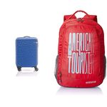 American Tourister 32 Ltrs Black Casual Standard Backpack (Amt Fizz SCH Bag 02 - Black) Ohio Polyester 55 Cms Blue Travel Duffle (Fj9 (0) 01 001)