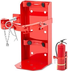 Zonon Heavy Duty Fire Extinguisher Brackets 10 lb Metal Fire Extinguisher Wall Mount Bracket Fire Extinguisher Holder for Home Garage RV Vehicle Boat Truck