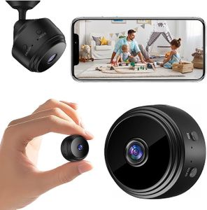 Mini caméra Espion WiFi, 1080p Mini Surveillance Clear WiFi caméra intérieure, Mini caméra cachée, Micro caméra Espion à Distance caméra Espion détecteur de furtivité