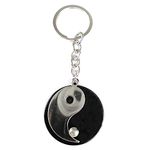 GCT Yin Yang Logo (KC-1) Metal Keychain for Car Bike Men Women Keyring