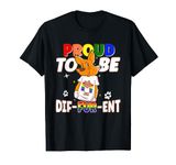 Gay Furries proud to be different fursuit happy furry T-Shirt