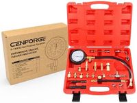 Cenforge 0-140PSI Fuel Pressure Tester Kit, Fuel Pressure Gauge Kit, TU-114 Fuel Injection Pressure Tester, for Automotive and Marine Fuel Injection Pressure Test (Master Version)