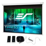 Elite Screens EB120HW2-E8 Evanesce B Series in-Ceiling Electric Projection Screen with 8-Inch Drop, 120-Inch Diagonal 16:9