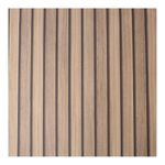 Fresco Natural Wooden Slats Panelled Wallpaper Roll - Paste The Paper - Natural Wood Brown Colour - Great Value, Trend-led Design - Suitable for Any Room - Feature or 4 Wall Design