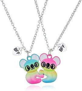 BFF Necklace for 2 Girls Best Friend Necklace For 2 BFF Friendship Koala Pendant Necklaces BFF Necklaces for Best Friends (BFF Necklace)