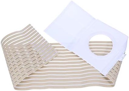 SUPVOX Ostomy Wrap Unisex Ostomy Hernia Belt Waist Stoma Support Abdominal Binder Brace Breathable Belly Band with Stoma Opening for Colostomy Patients (M) Ostomy Belt