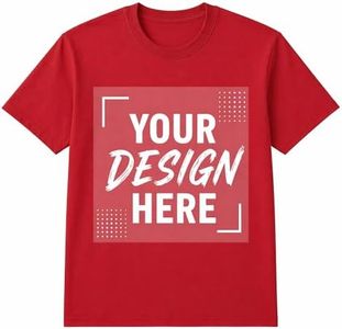 Personalized DTF Transfers Ready to Press, Custom Iron on Decals for T Shirts, Hoodies, Tote Bags and Apparel, Full Color Heat Press Designs with Logo, Photo or Text for Fabric Decoration